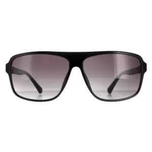 Image of Rectangle Shiny Black Smoke Gradient GU00038