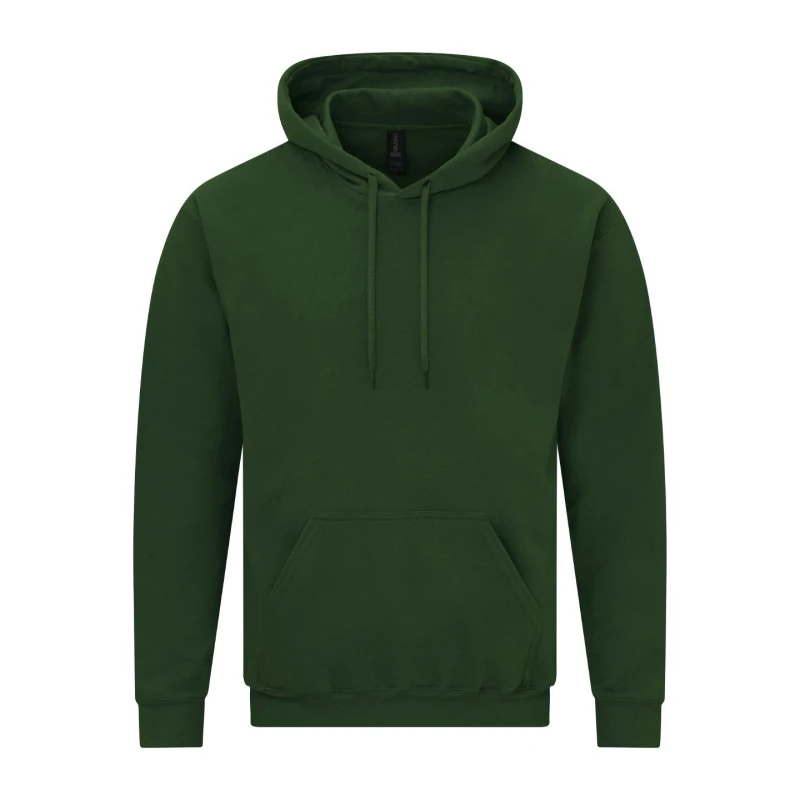 Image of Gildan Mens Softstyle Fleece Midweight Hoodie in Bottle Green Size: Small Bottle Green Male S