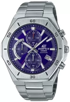 Image of Casio EFB-680D-2BVUEF Edifice Blue Dial Stainless Steel Watch