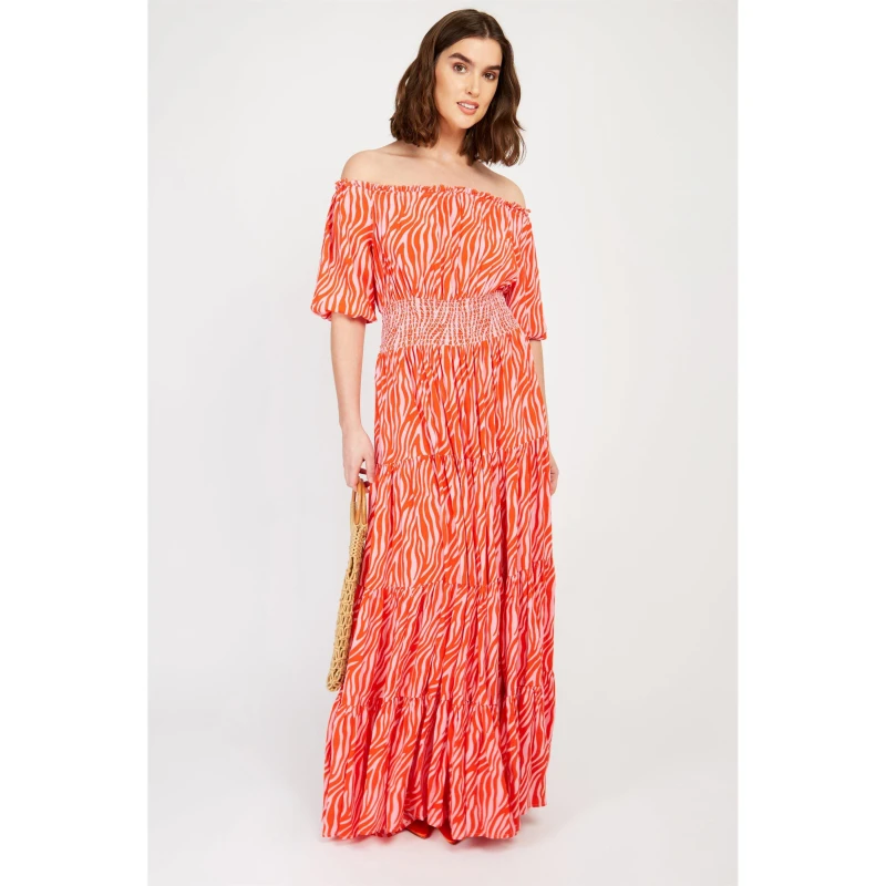 Image of Little Mistress Womens Maxi Dress Maxi Dresses 8 (XS) Multi 65335299310