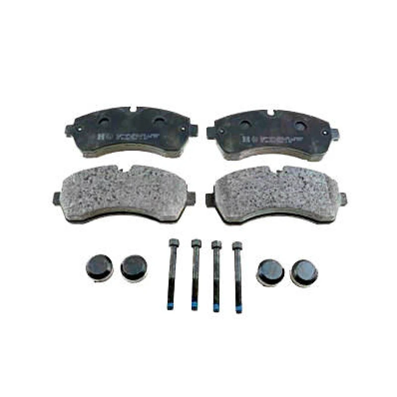Image of ZIMMERMANN 29200.205.1 Brake pad set Front Axle, prepared for wear warning indicator, Photo corresponds to scope of supply, with bolts/screws Brake P