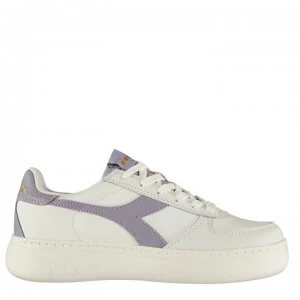 image of Diadora Elite Wide Trainers - Pristine/Lilac