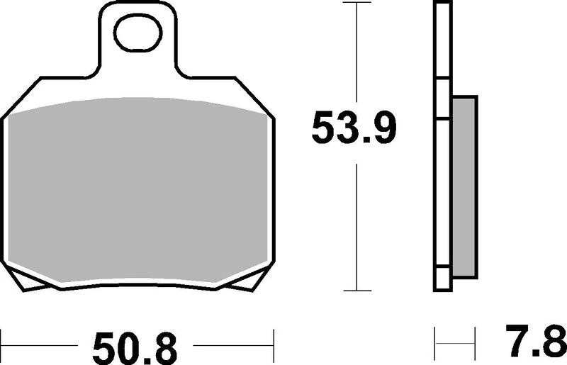 Image of Brembo S.p.A. Road Carbon Ceramic Brake Pads - 07BB20CC