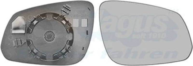 Image of VAN WEZEL Wing mirror glass VAN WEZEL 3726836