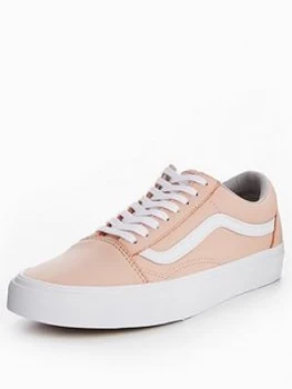 Image of Vans Old Skool Leather Pink Size 10 Women