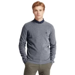 image of Timberland Cohas Brook Crewneck Sweater For Men In Grey Dark Grey, Size L