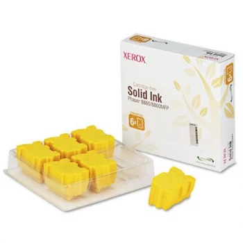 Image of Xerox 108R00748 Genuine Solid Ink 6 x Yellow
