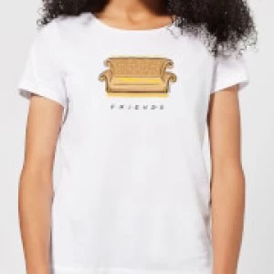 Image of Friends Couch Womens T-Shirt - White - 3XL