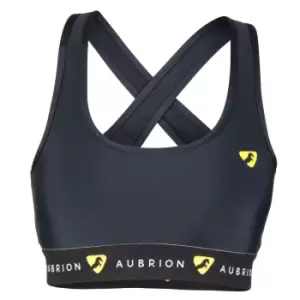 image of Aubrion Womens/Ladies Dagenham Sports Bra (XXL) (Black)