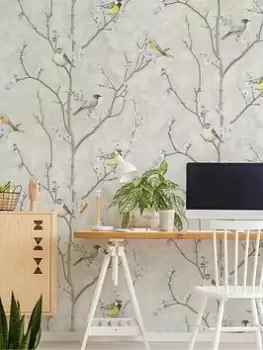 Image of Fresco Dawn Blossom Wallpaper
