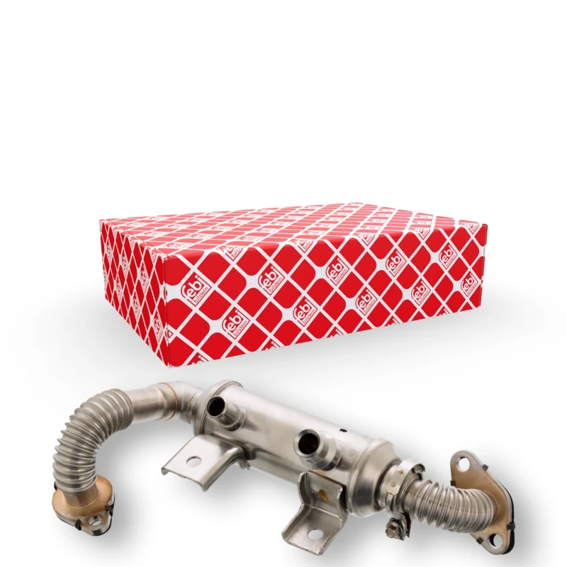 Image of FEBI BILSTEIN 102617 EGR Cooler with gaskets/seals EGR Cooler (4032)