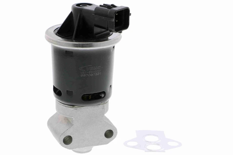 Image of VEMO V51-63-0001 EGR valve Control Valve, Control Unit/Software must be trained/updated, Electric, with gasket/seal, Original VEMO Quality EGR Valve