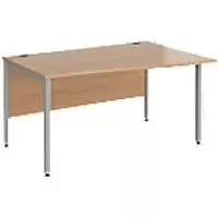 Image of Dams International Wave Desk MB14WRSB 1,400 x 990 x 725 x 800 - 990 mm