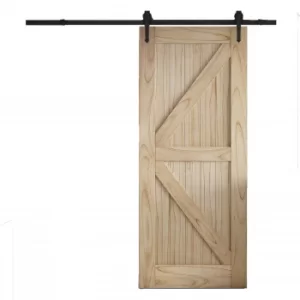 image of Cottage FLB Sliding Barn Door with Urban Track 2073 x 862mm