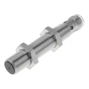 Image of Omron M12 Inductive Proximity Sensor - Barrel, PNP Output, 4mm Detection, IP67, IP69k