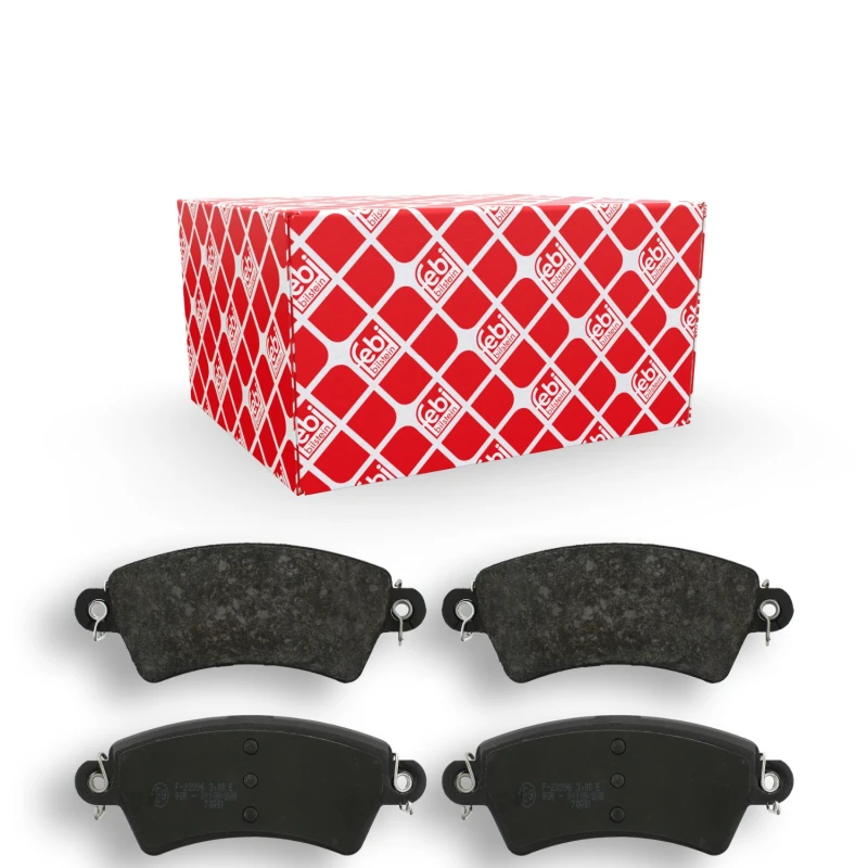 Image of FEBI BILSTEIN 16364 Brake pad set Front Axle, excl. wear warning contact Brake Pad Set,disc brake (402)