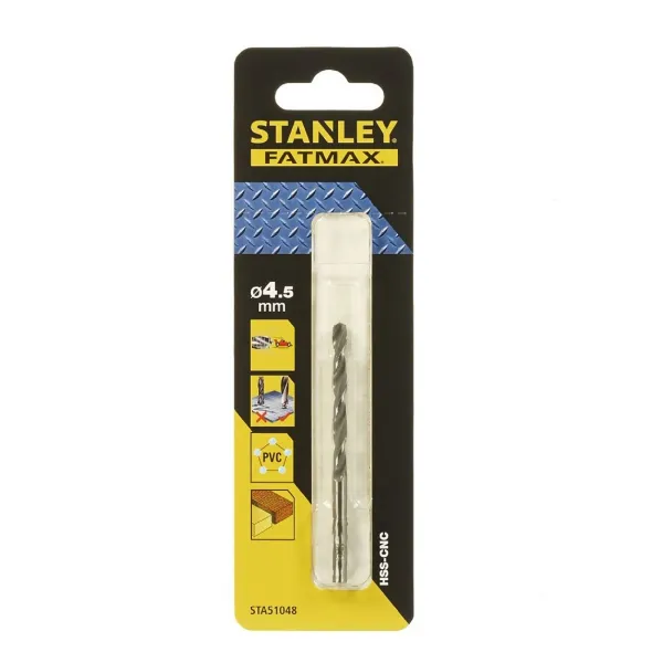 image of Stanley Fatmax Bullet Metal Drill Bit 4.5mm - STA51048-QZ