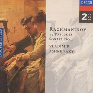 image of Rachmaninov 24 Preludes/Sonata No 2 by Sergi Rachmaninoff CD Album