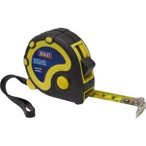 Image of Sealey Rubber Jacket Measuring Tape Imperial & Metric 10ft / 3m 16mm