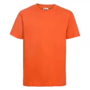 image of Russell Mens Slim Short Sleeve T-Shirt (2XL) (Orange)