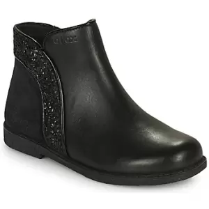 Image of Geox SHAWNTEL Girls Childrens Mid Boots in Black. Sizes available:10 kid,11 kid,11.5 kid,12 kid,13 kid,1 kid,1.5 kid,2.5