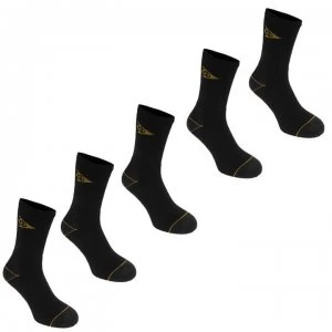 Dunlop Workwear Socks 5 Pack Mens - Black