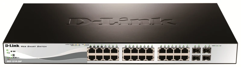 Image of D-Link DGS-1210-28P Managed L2 Gigabit Ethernet (10/100/1000) Power ov