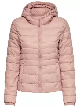Image of ONLY Short Quilted Jacket Women Pink
