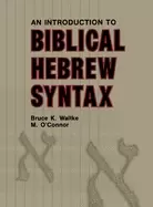 Image of introduction to biblical hebrew syntax
