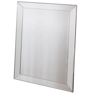 image of Gallery Baskin Large Rectangle Bevelled Mirror