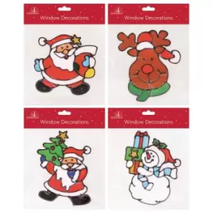 Image of Stained Glass Effect Window Decorations, none