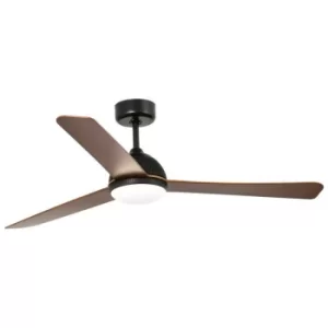 Image of Faro GRID LED Dark Ceiling Fan with DC Motor, 3000K