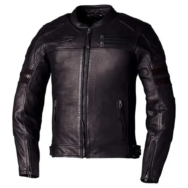 Image of RST IOM TT Hillberry 2 CE Leather Jacket Men Brown Size 42