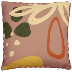 Image of Furn Blume Cushion Cover (One Size) (Blush/Green/Yellow)