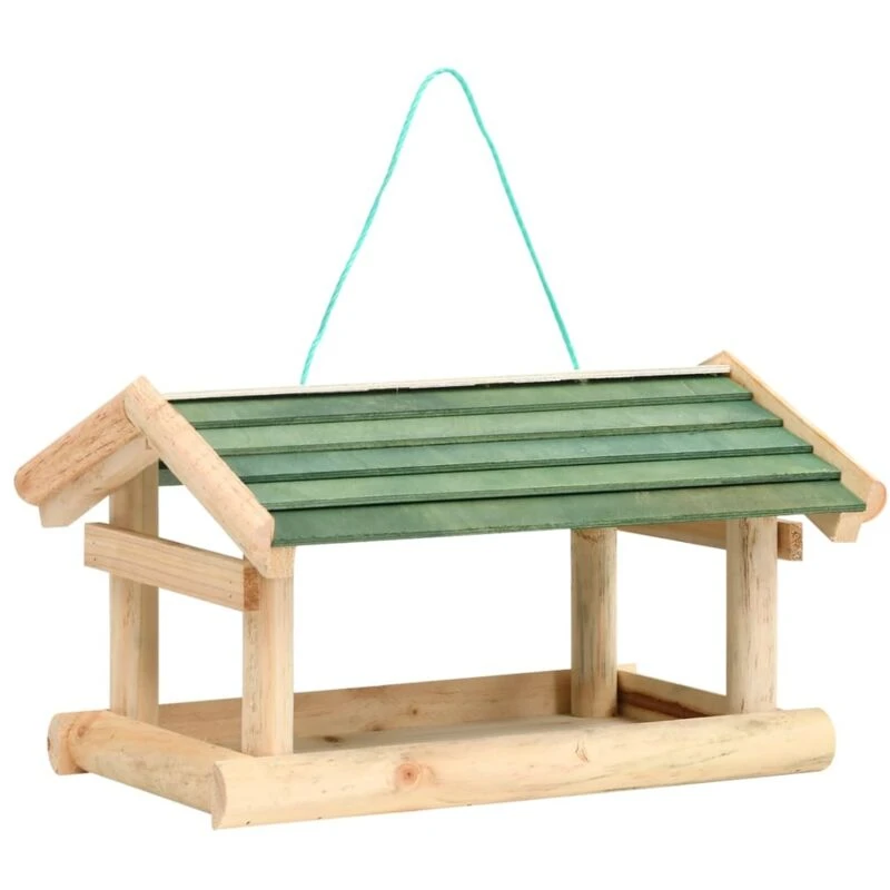 Image of VIDAXL Vidaxl - Bird Feeder Solid Wood 35x29.5x21cm 8720286182635