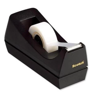 image of Scotch Magic C38 Tape Dispenser Black with 3 Rolls 19mm x 33m Tape