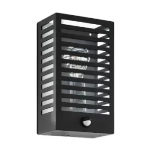 Image of Eglo Alamonte 3 Outdoor Wall Light Sensor Black