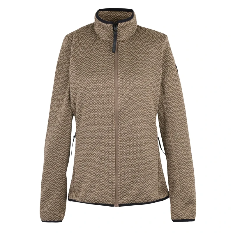 Image of Womens zipped fleece Regatta Elzie Marron Female 48