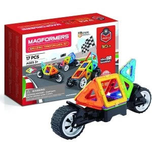 image of Magformers - Amazing Transform Wheel Magnetic Building Set (Multi-Colour)