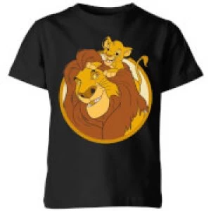 Image of Disney Mufasa & Simba Kids T-Shirt - Black - 11-12 Years