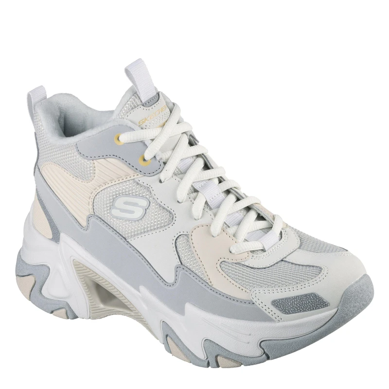 Image of Skechers Womens Staminav3 Classic Low-Top Trainers Grey/Multi female 2 (35)