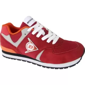 Image of DUNLOP FLYING WING safety lace-up shoes, red, 1 pair, size 42