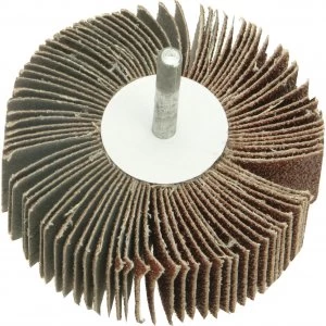 Faithfull Abrasive Flap Wheel 80mm 30mm 40g