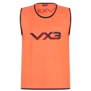 image of VX-3 Hi Viz Mesh Training Bibs Junior - Flrscnt Orange