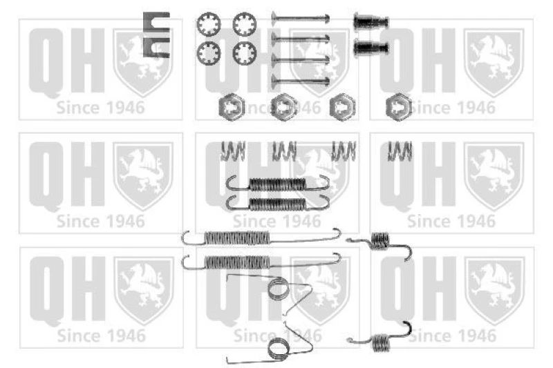 Image of QUINTON HAZELL Brake shoe fitting kit QUINTON HAZELL BFK245