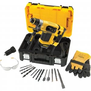 image of DEWALT D25414KT SDS Plus Hammer Drill Kit 240v