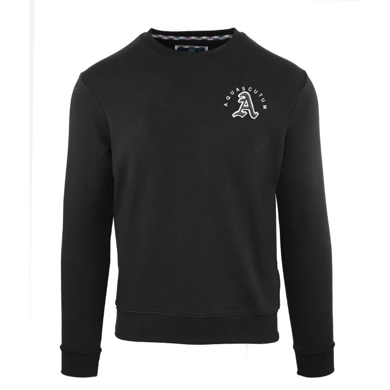 Image of Aquascutum Aquascutum Roundnk S Black male Small