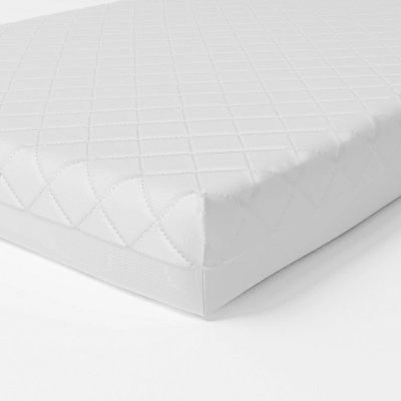 Image of Starlight Beds Starlight Babies 10cm Deep Eco-Comfort Cot Mattress with Removable Washable Cover - 60cm x 120cm White unisex