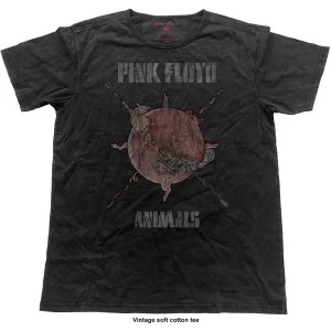 Image of Pink Floyd - Sheep Chase Vintage Unisex Large T-Shirt - Black