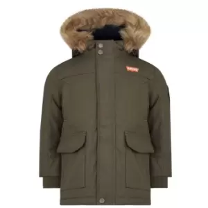 Image of Levis Levis Long Parka Infant Boys - Green